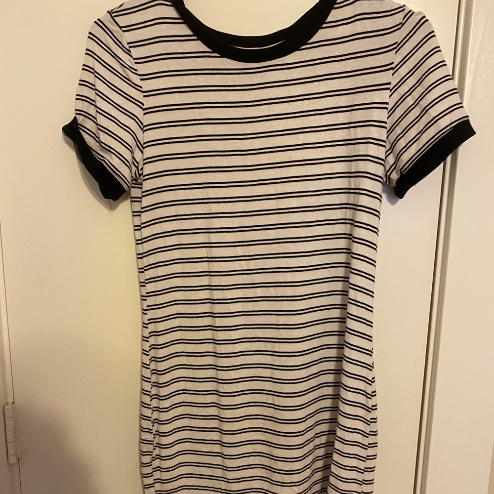 Striped skater dress